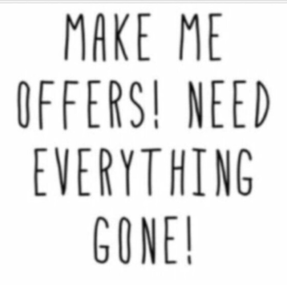 Excepting all reasonable offers